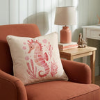 Little Seahorse Throw Pillow - Hillcroft Home