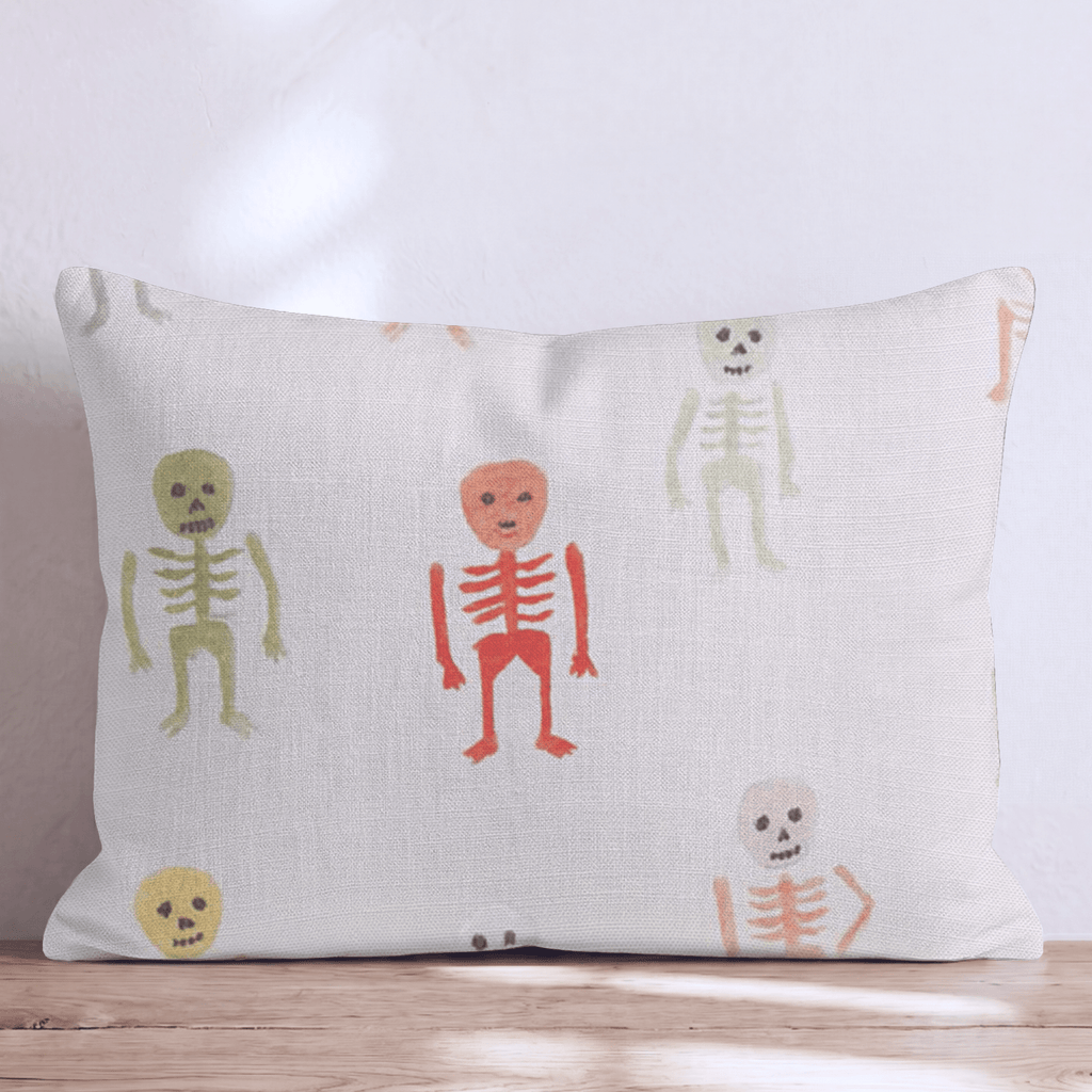 Little Skeletons Throw Pillow - Hillcroft Home