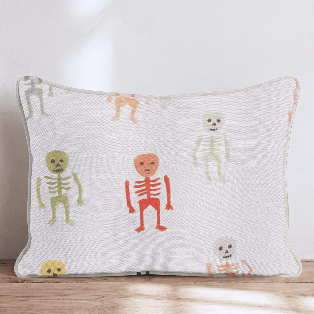 Little Skeletons Throw Pillow - Hillcroft Home