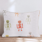 Little Skeletons Throw Pillow - Hillcroft Home