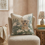 Little Tiger Throw Pillow - Hillcroft Home