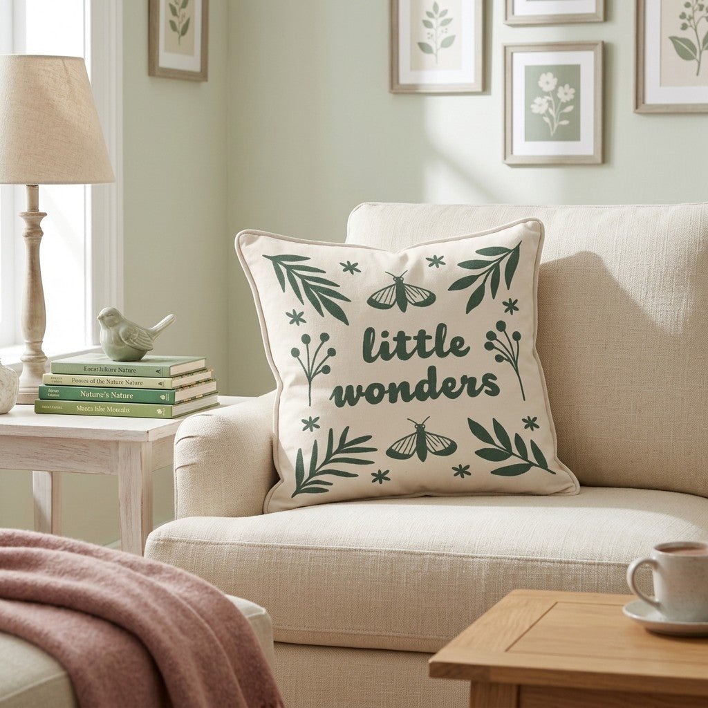 Little Wonders Throw Pillow - Hillcroft Home