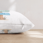 Living on Island Time Throw Pillow - Hillcroft Home