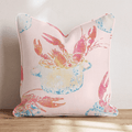 lobster dinner Throw Pillow - Hillcroft Home