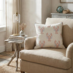 Lobster Repeat Throw Pillow - Hillcroft Home
