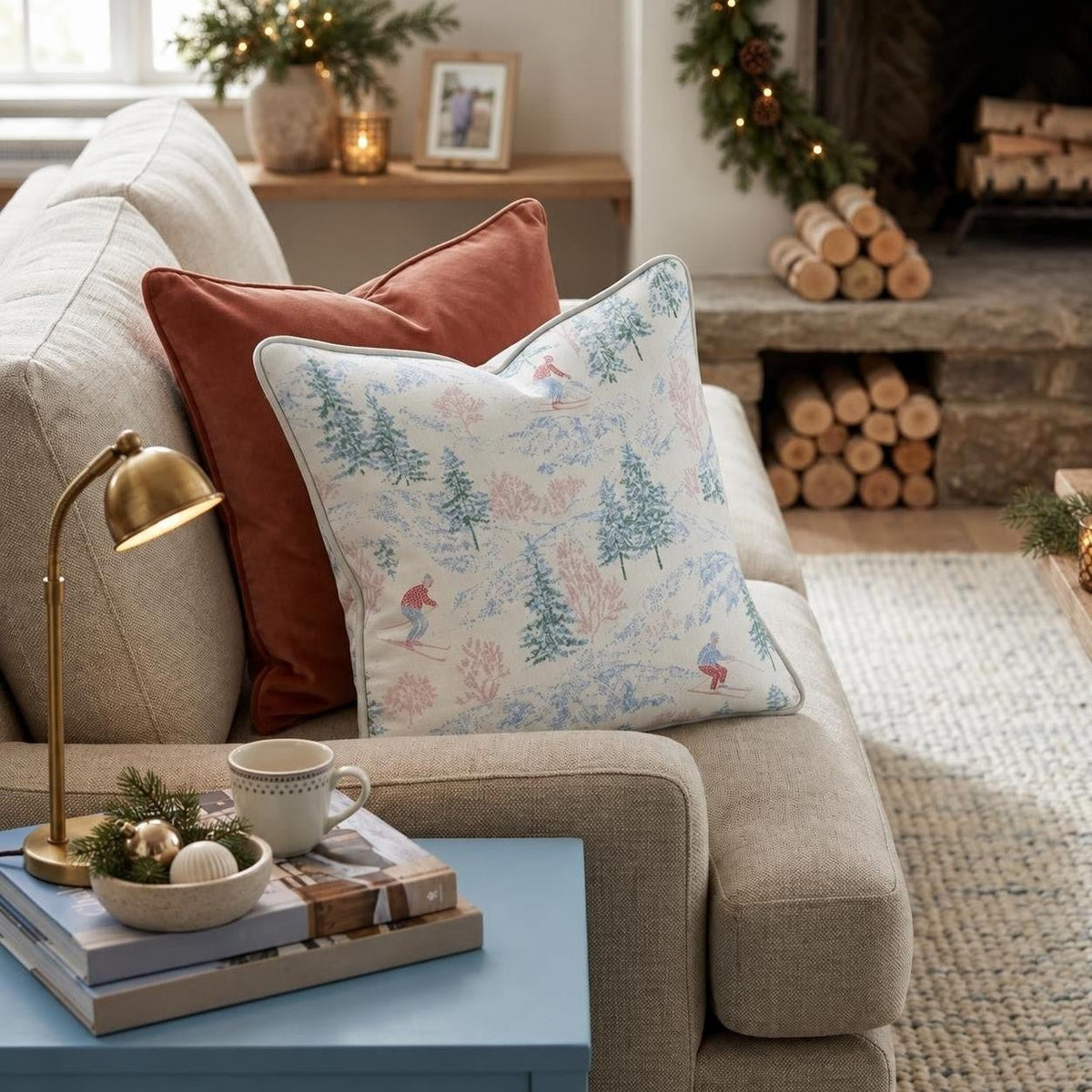Lodge Life Throw Pillow throw pillow - Hillcroft Home