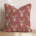Lodge Whitetails Throw Pillow - Hillcroft Home