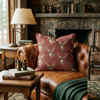 Lodge Whitetails Throw Pillow - Hillcroft Home