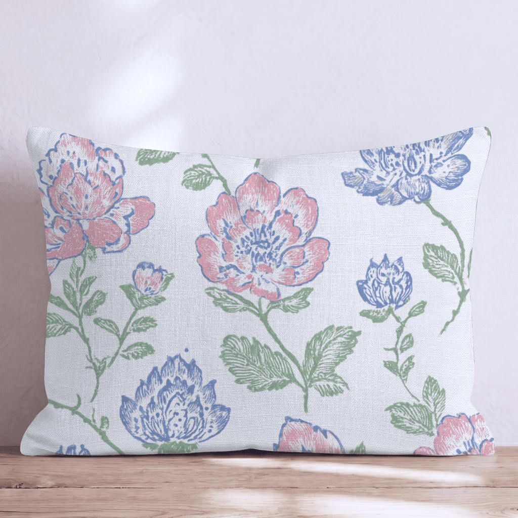 Logan Blossoms Throw Pillow - Hillcroft Home
