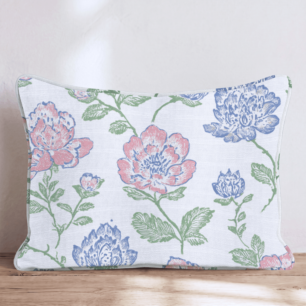 Logan Blossoms Throw Pillow - Hillcroft Home