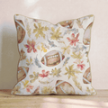 Loose Leaves & Footballs Throw Pillow - Hillcroft Home