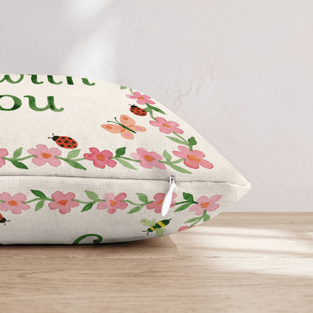 Lord be with You Throw Pillow - Hillcroft Home