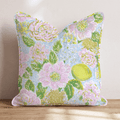Lou Floral Throw Pillow - Hillcroft Home