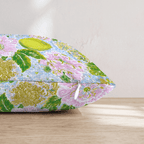 Lou Floral Throw Pillow - Hillcroft Home