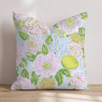 Lou Floral Throw Pillow - Hillcroft Home