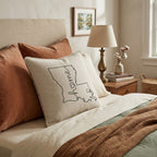 Louisiana Home Throw Pillow - Hillcroft Home