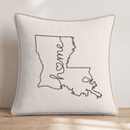 Louisiana Home Throw Pillow - Hillcroft Home