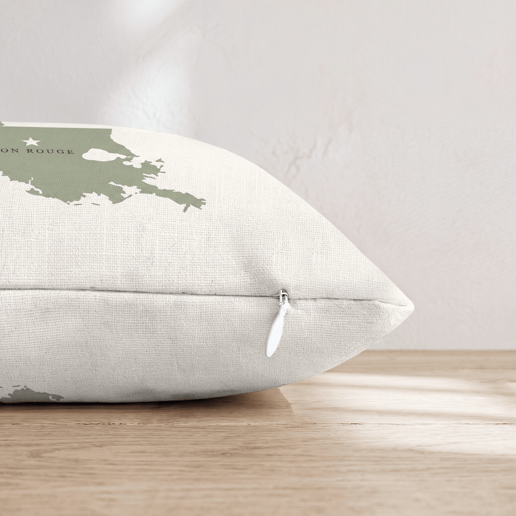 Lousiana State Capital Throw Pillow - Hillcroft Home