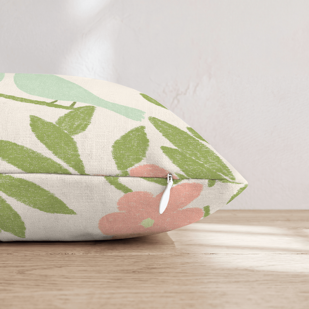 Love Birds Throw Pillow - Hillcroft Home