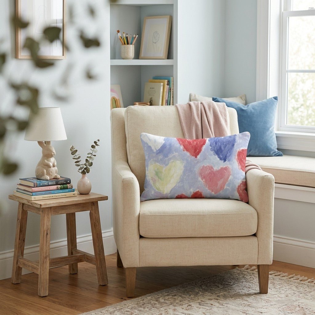 Love for Color Throw Pillow - Hillcroft Home