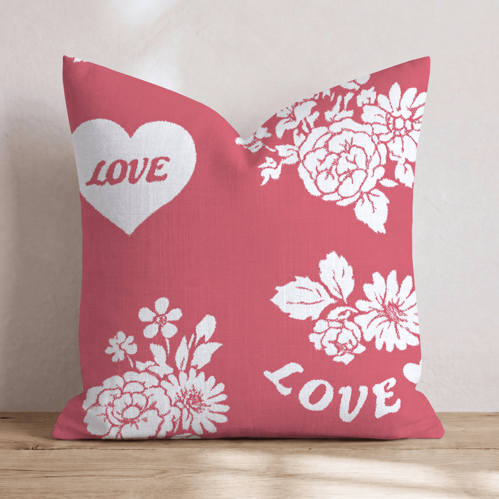 Love in the Air Throw Pillow - Hillcroft Home