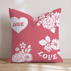 Love in the Air Throw Pillow - Hillcroft Home
