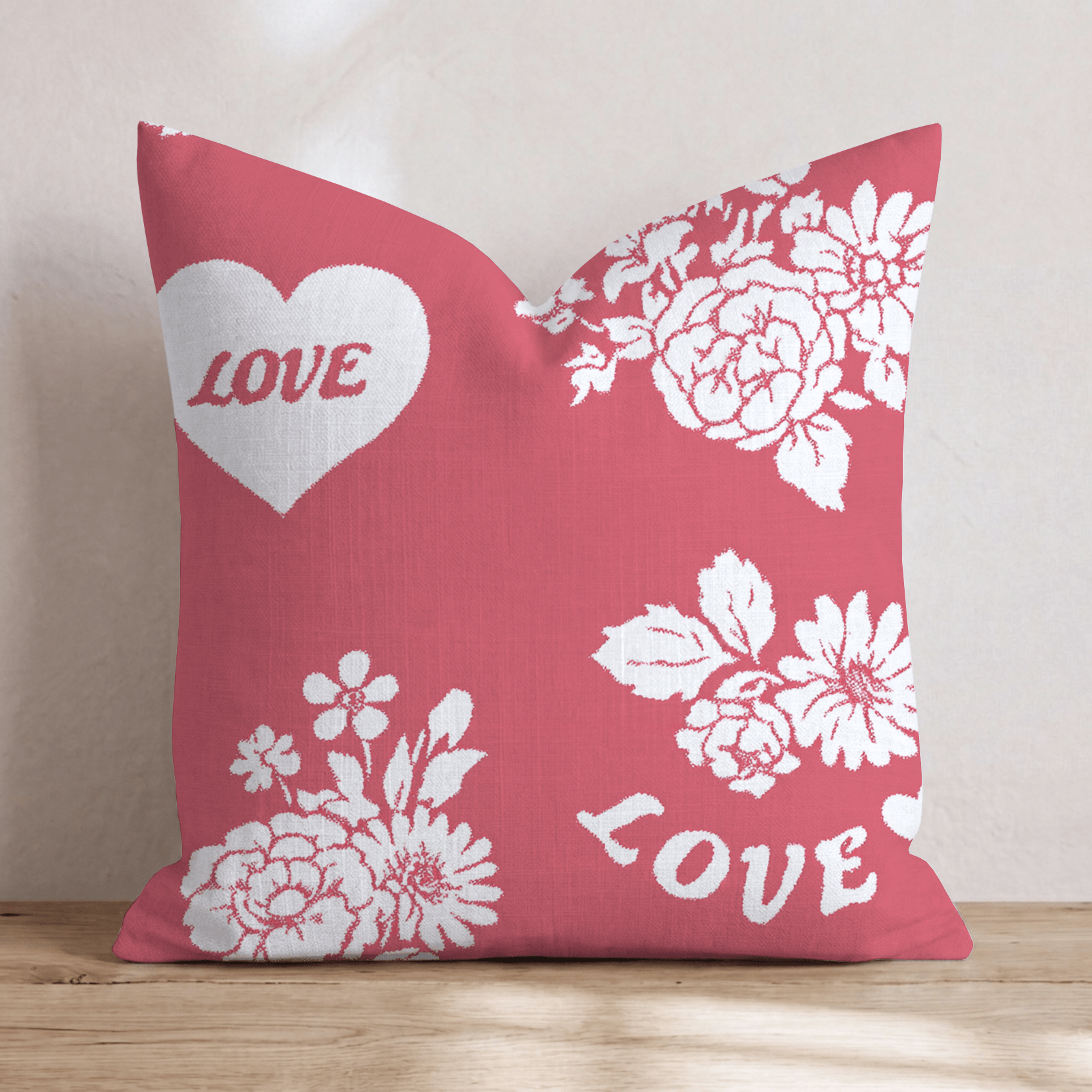Love in the Air Throw Pillow - Hillcroft Home