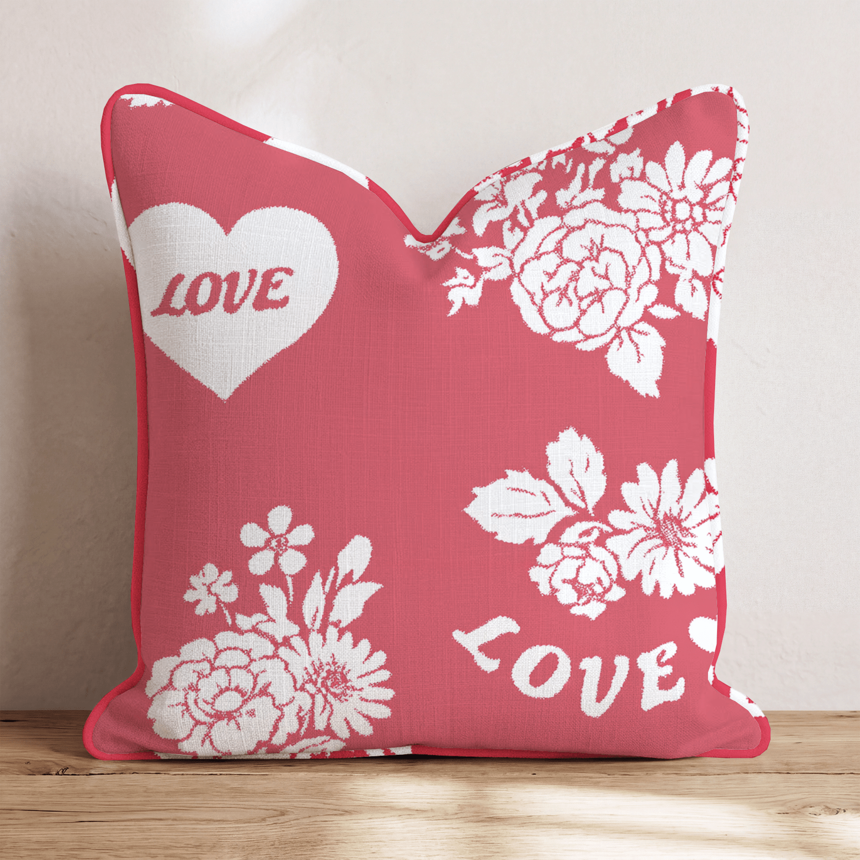 Love in the Air Throw Pillow - Hillcroft Home