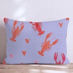 Love Lobsters Throw Pillow - Hillcroft Home