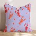 Love Lobsters Throw Pillow - Hillcroft Home