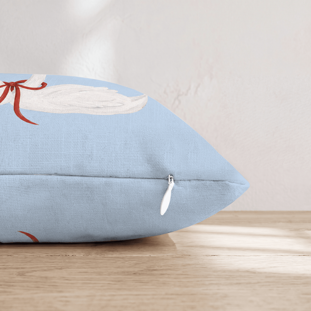 Love Swans Throw Pillow - Hillcroft Home