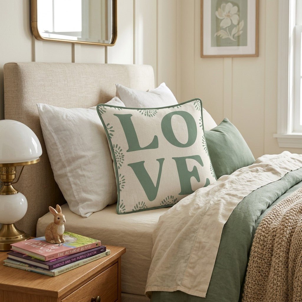LOVE Throw Pillow - Hillcroft Home