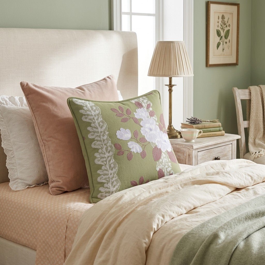 Lovely Lace Throw Pillow - Hillcroft Home