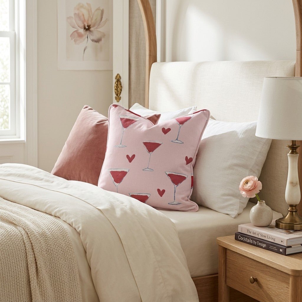 Lovetini Throw Pillow - Hillcroft Home