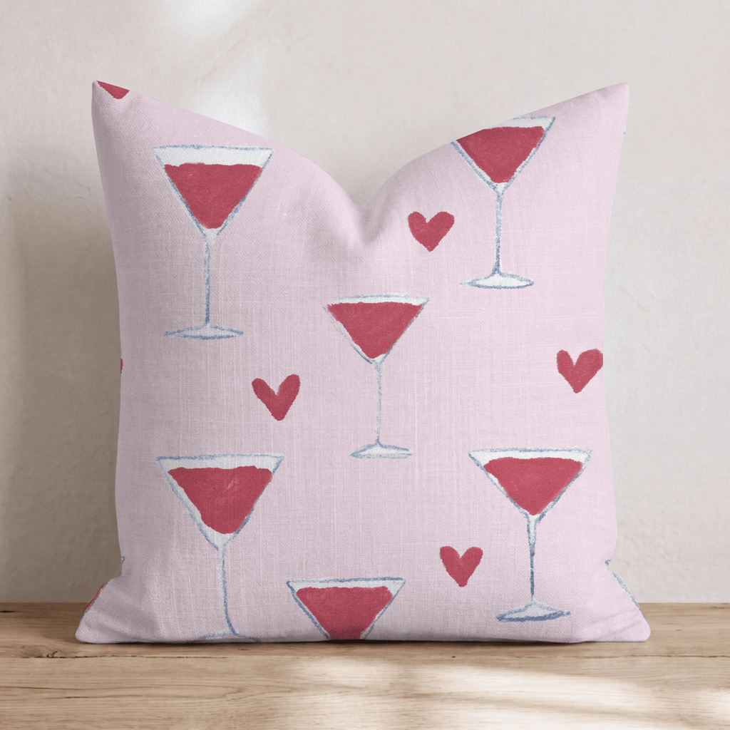 Lovetini Throw Pillow - Hillcroft Home