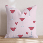 Lovetini Throw Pillow - Hillcroft Home
