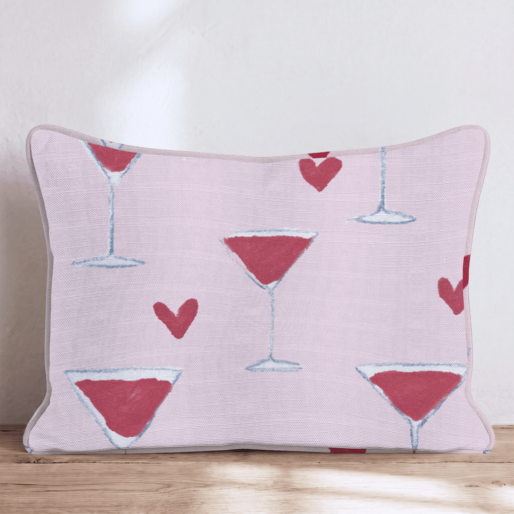 Lovetini Throw Pillow - Hillcroft Home