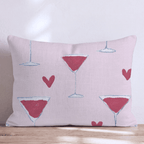 Lovetini Throw Pillow - Hillcroft Home