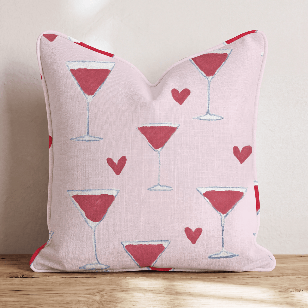 Lovetini Throw Pillow - Hillcroft Home
