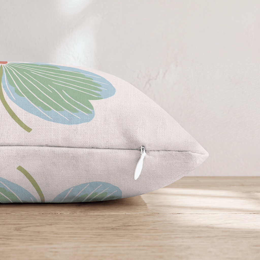Lucky Clover Bloom Throw Pillow - Hillcroft Home