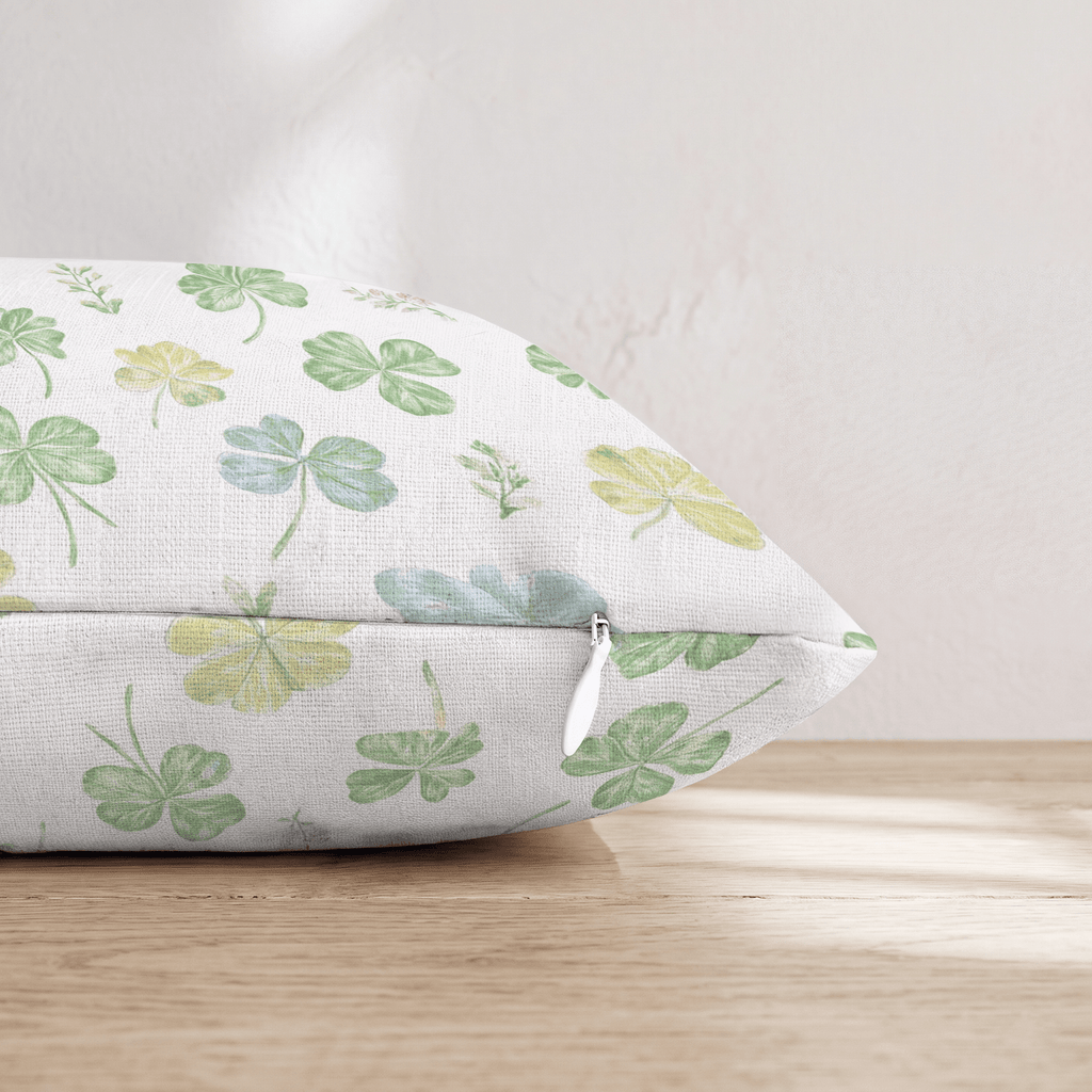 Lucky Clover Scatter Throw Pillow - Hillcroft Home