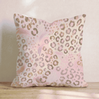 Lucy Leopard Print Throw Pillow - Hillcroft Home