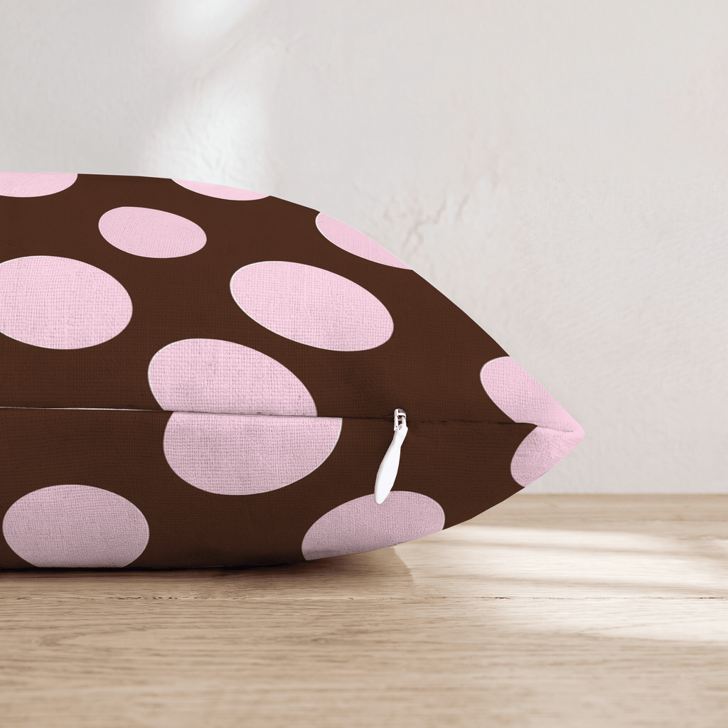 Lulu Polka Dots Throw Pillow - Hillcroft Home