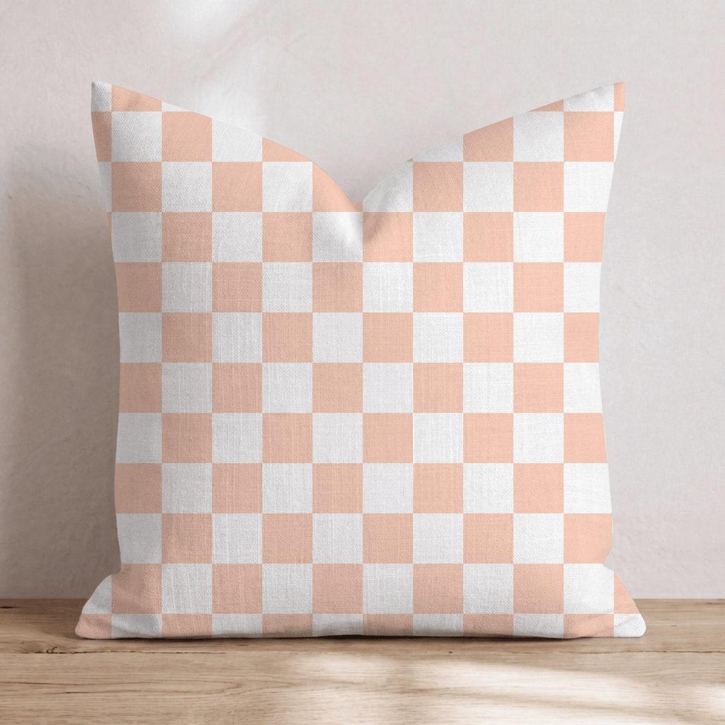 Maddie Check Throw Pillow - Hillcroft Home