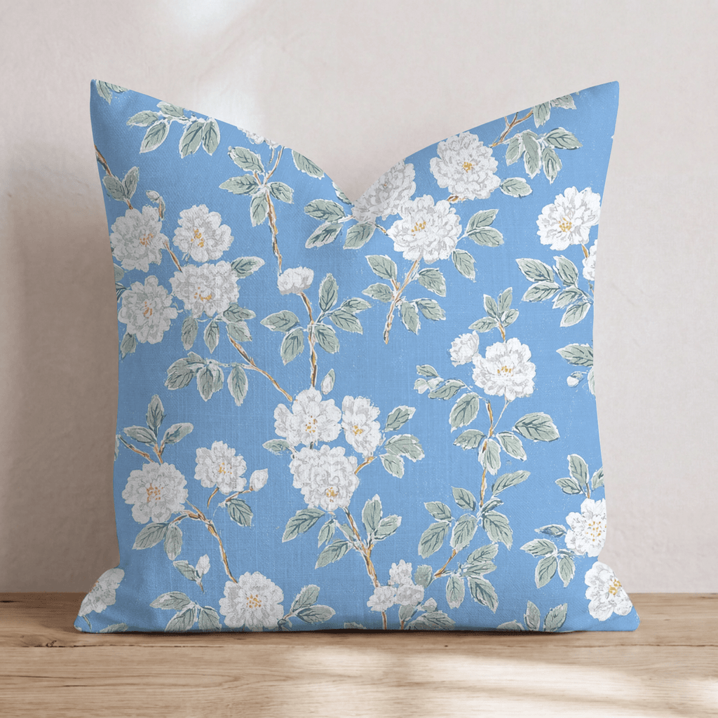 Madeline Blossoms Throw Pillow - Hillcroft Home