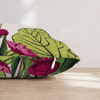 Magenta Hummingbird Bloom Throw Pillow - Hillcroft Home