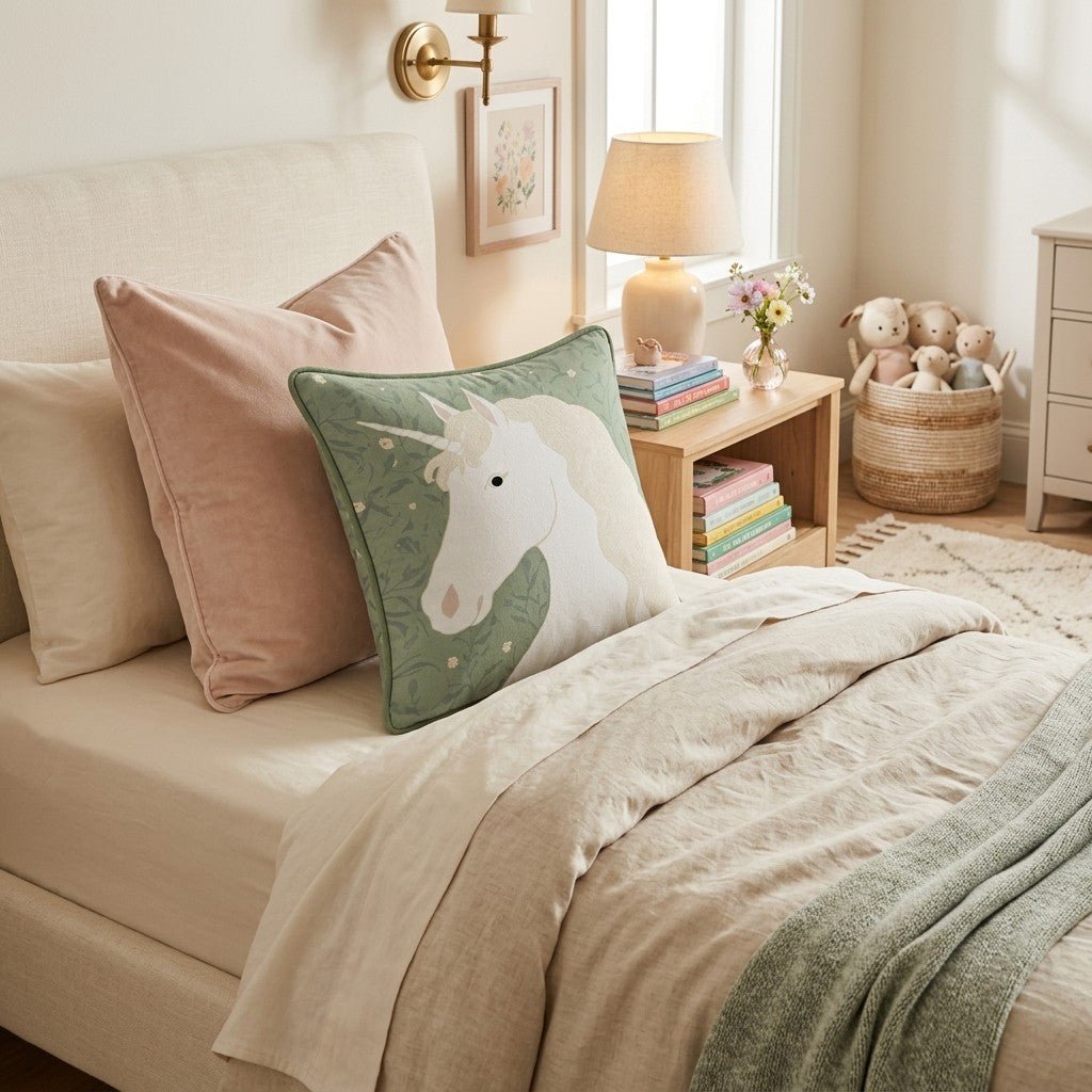 Magical Portrait Throw Pillow - Hillcroft Home