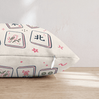 Mahjong Whimsey Throw Pillow - Hillcroft Home
