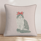 Main Event Maine Coon Throw Pillow - Hillcroft Home