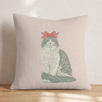 Main Event Maine Coon Throw Pillow - Hillcroft Home